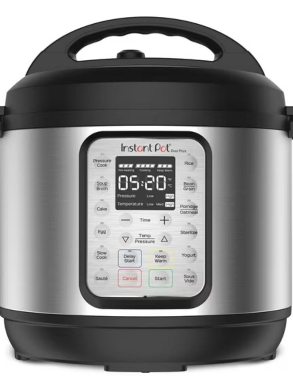 Instant Pot 6Qt Duo Plus 9-in-1 Multicooker, Pressure Cooker, Slow Cooker